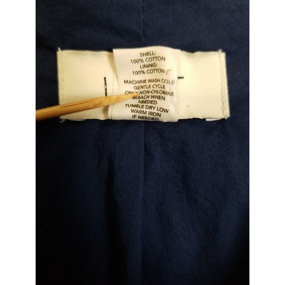 Ann Taylor Loft Jacket Womens Size 6 Blue Plaid Patchwork Retro Cropped - Picture 8 of 10